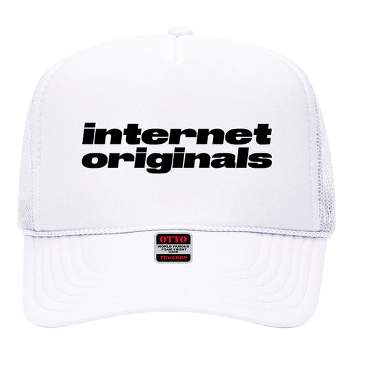 Internet Originals Trucker Hat in White