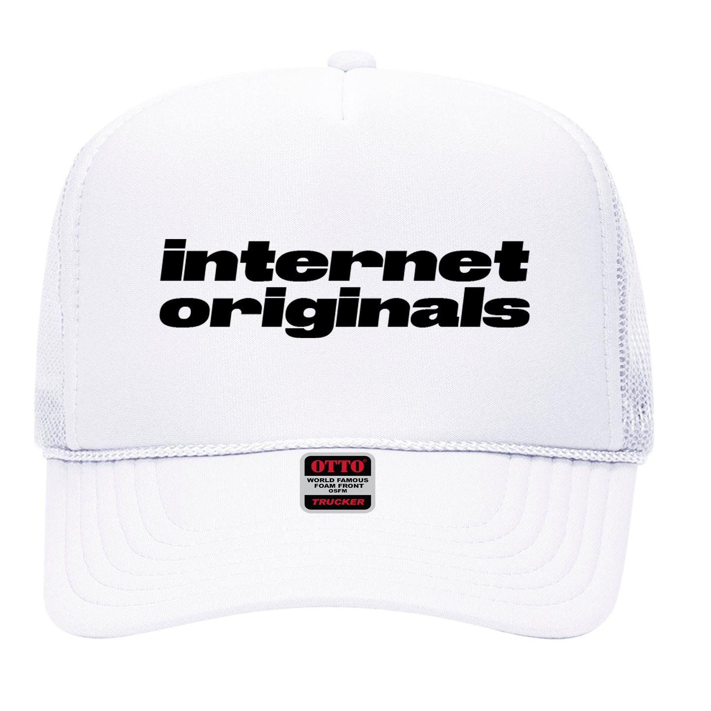 Internet Originals Trucker Hat in White